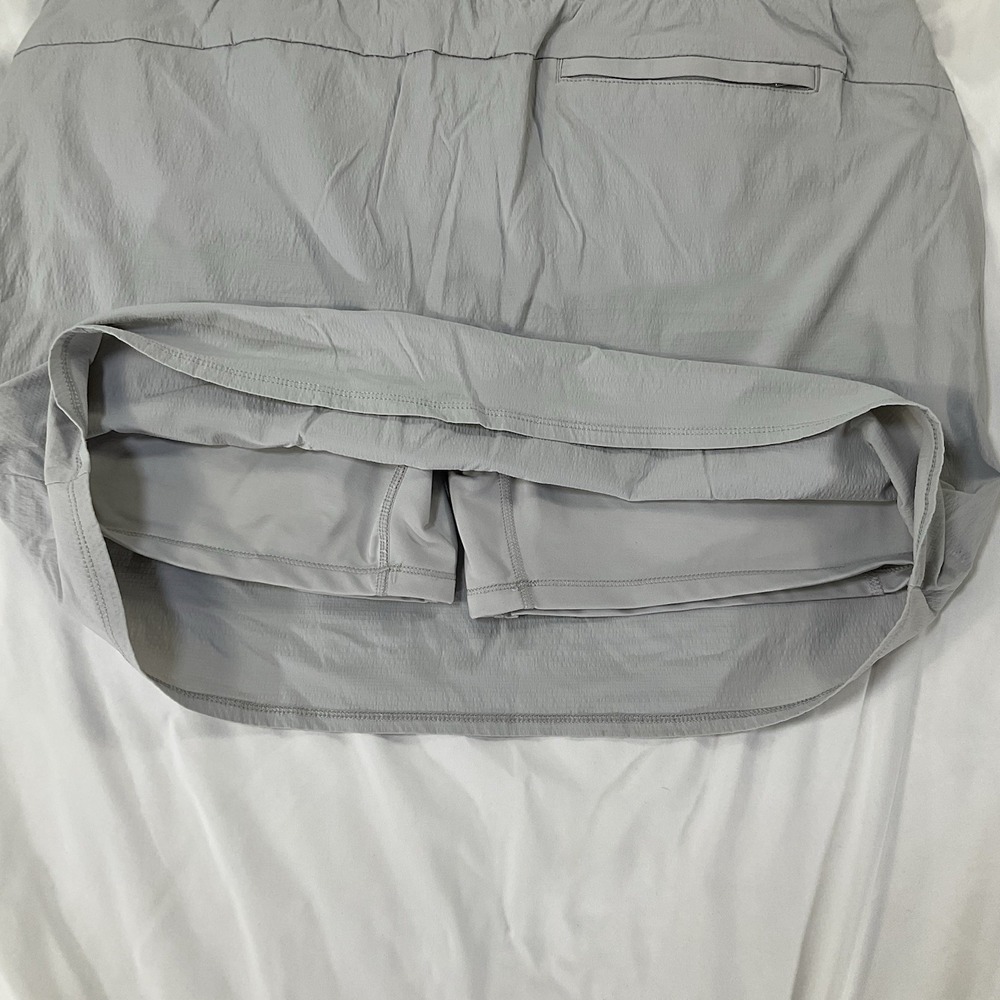 Athleta Trekkie North Skort Nylon Stretch Tennis Golf Athleisure Gray Sz 14T 440 - Picture 7 of 7
